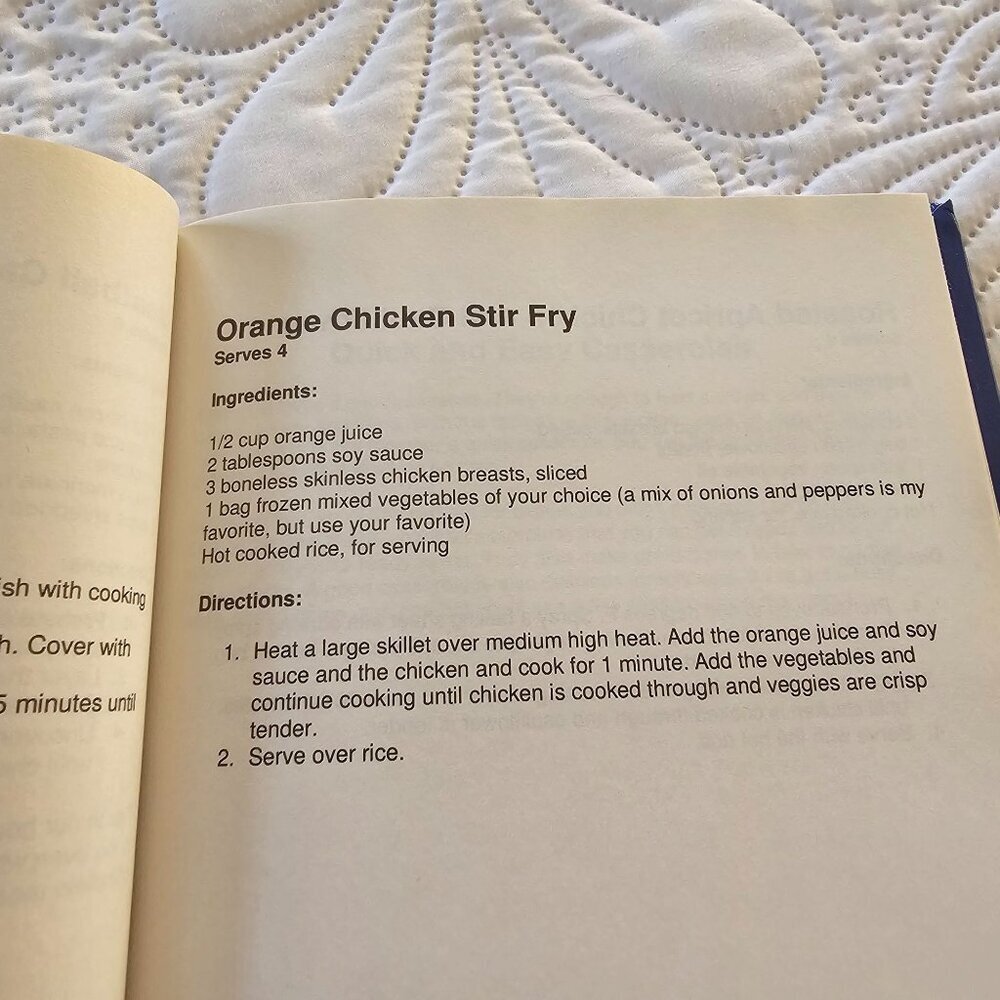 Quick & Easy "Dump Dinners" & "Dump Cakes" Cookbooks By Cathy Mitchell Hardcover - Picture 10 of 13